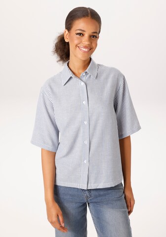 Aniston CASUAL Blouse in Grey: front