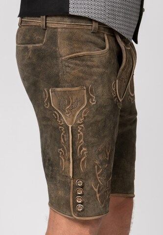 STOCKERPOINT Regular Traditional pants 'Lewis' in Brown