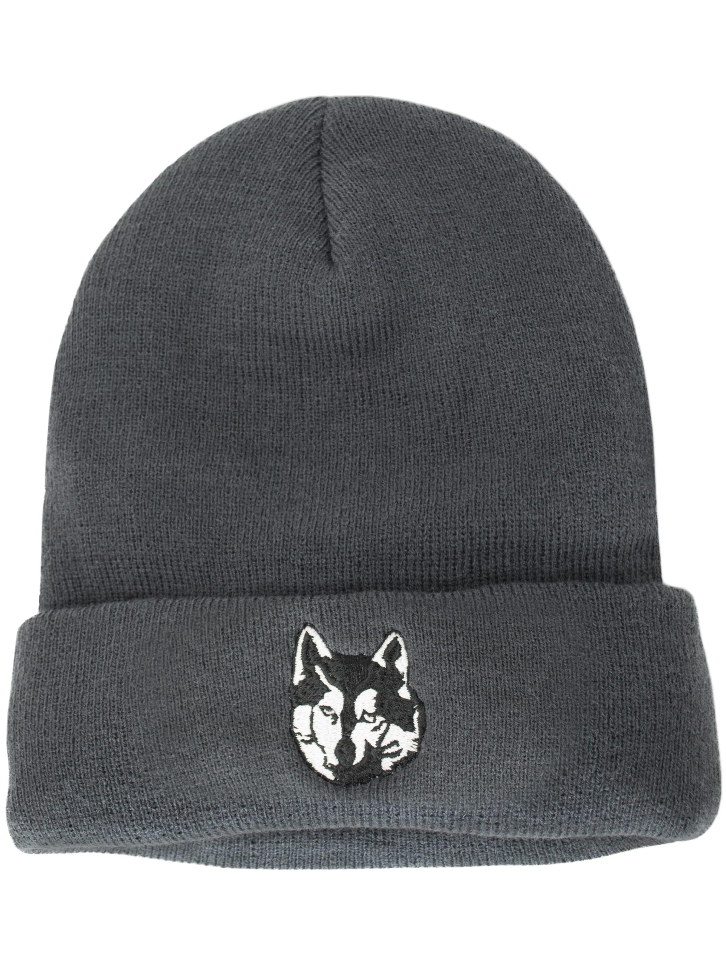 Polar Husky Mütze in Grau: Vorderseite