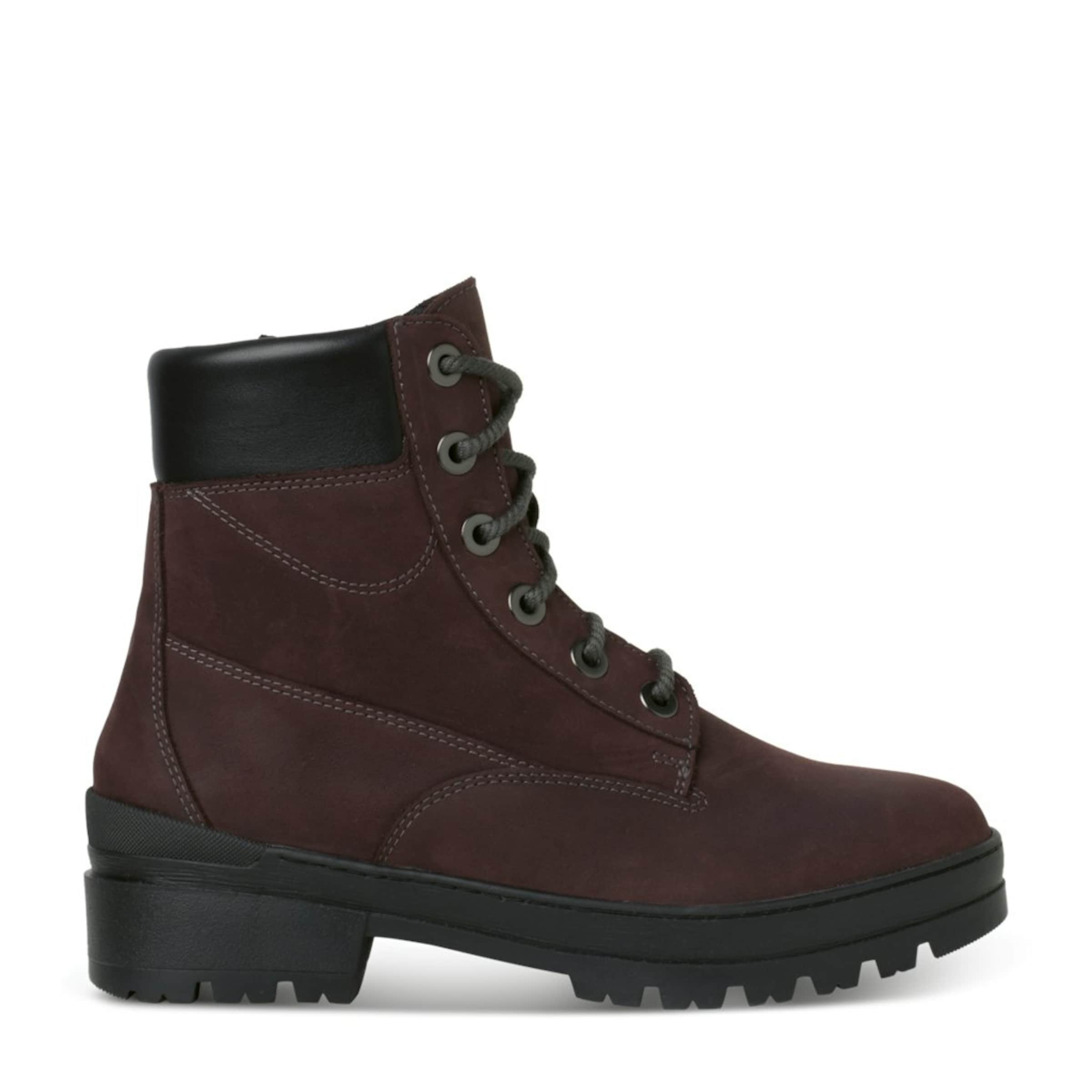 Ganter Lace-up bootie in Red