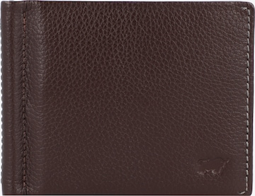 Braun Büffel Wallet 'Prato' in Brown: front