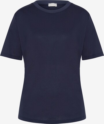 T-shirt Hanro en bleu : devant