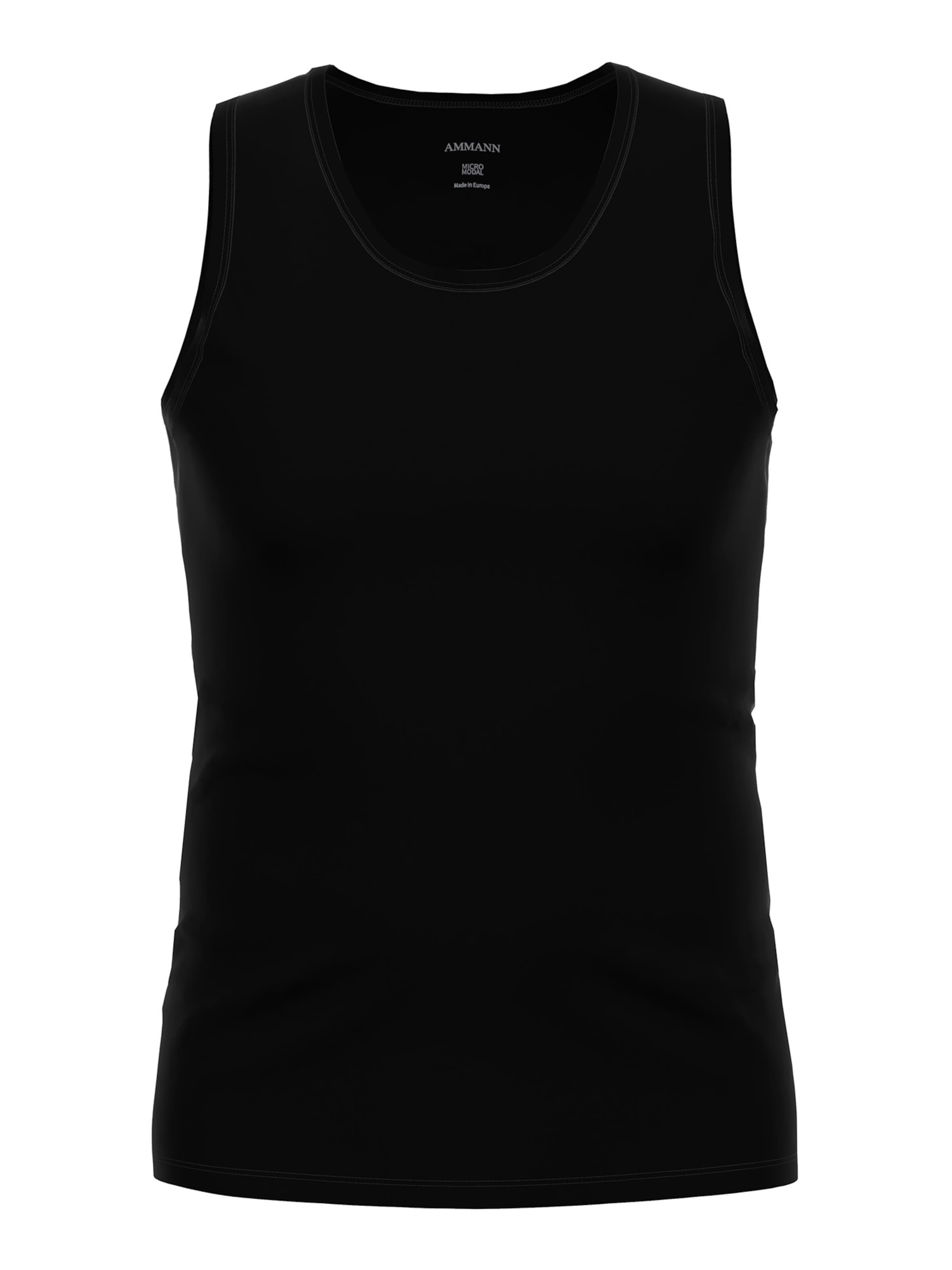 Maillot de corps ' Micro Modal ' Ammann en noir