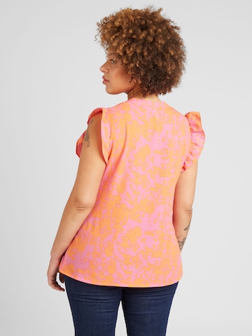 ONLY Carmakoma - Blusa 'LUX' em rosa