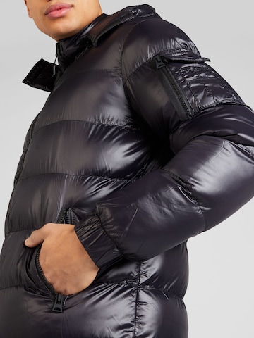 BRAVE SOUL Prehodna jakna | črna barva