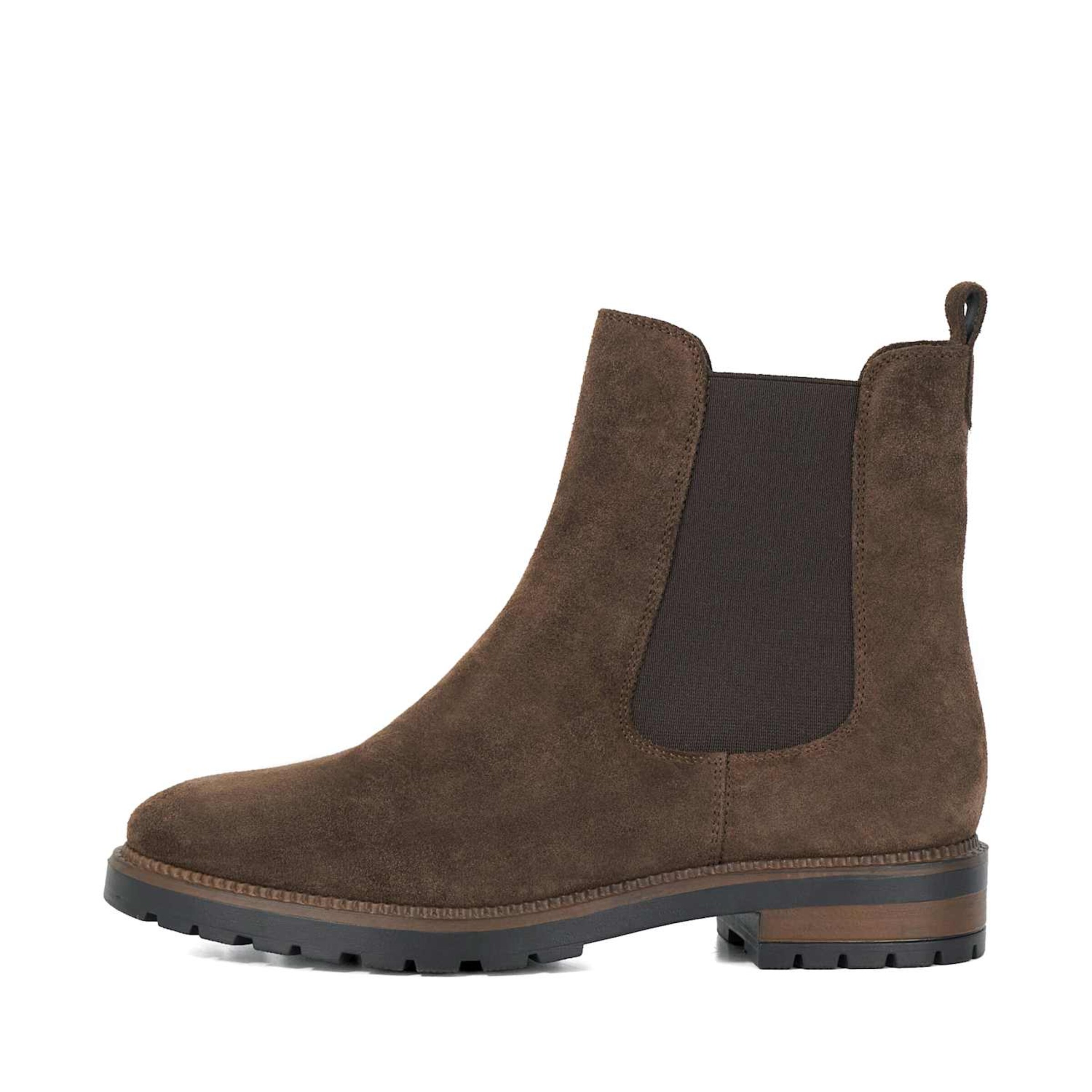 Dune LONDON Chelsea Boots 'Poema' in Braun