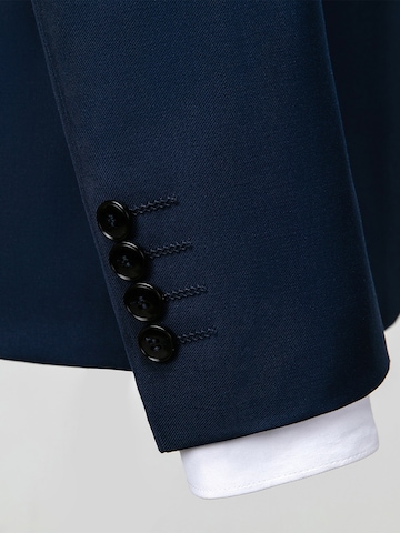 YOUTHUP Slim fit Suit 'Terzett' in Blue