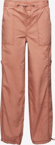 Pantalon cargo ESPRIT en orange : devant