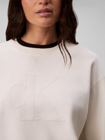 Pull-over Calvin Klein Jeans en blanc