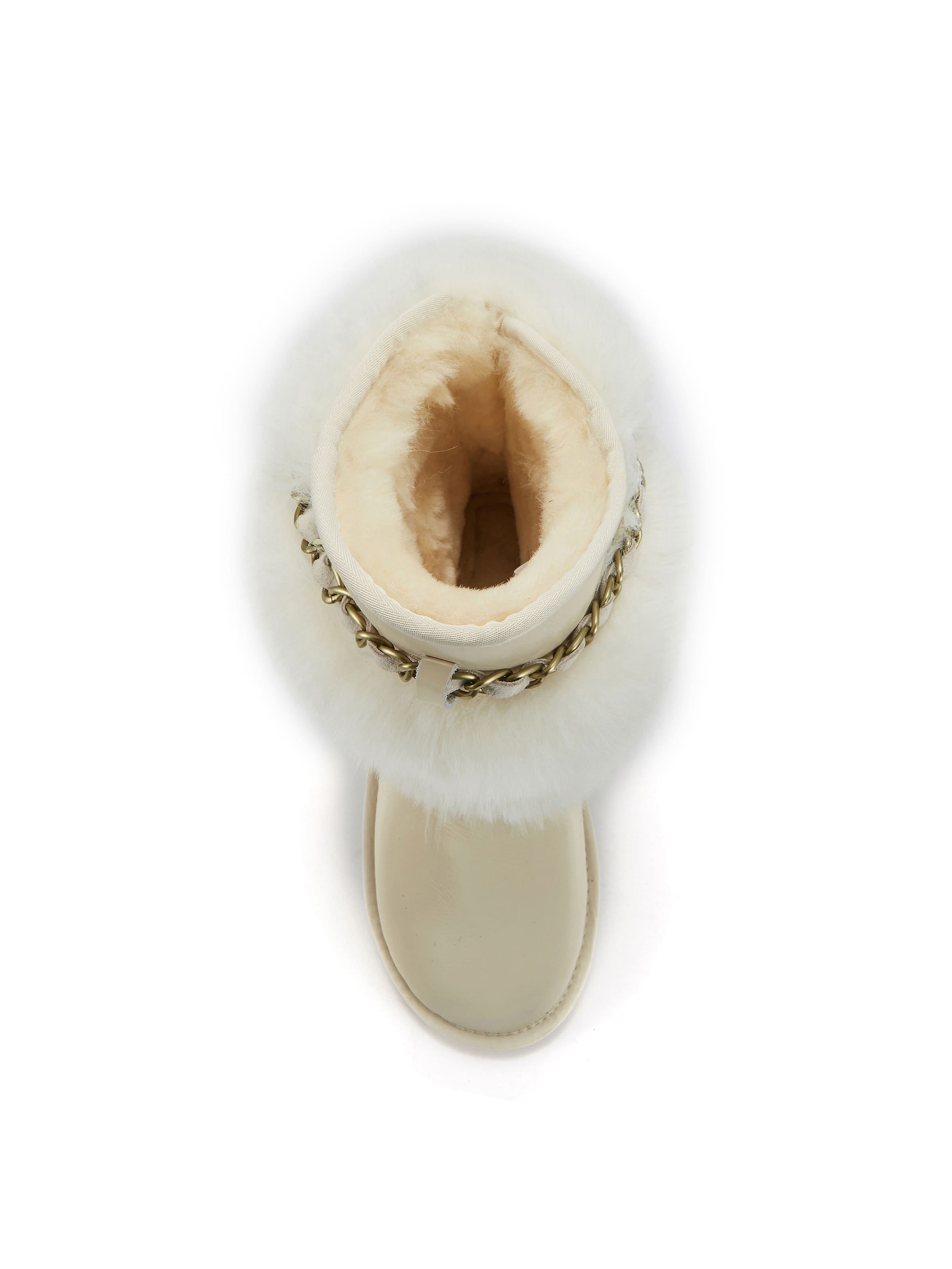 Australia Luxe Collective Enkellaarsje ' ATILLA SHORT ' in Wit