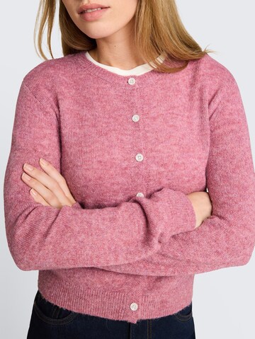 TOM TAILOR DENIM Strickjacke in Pink