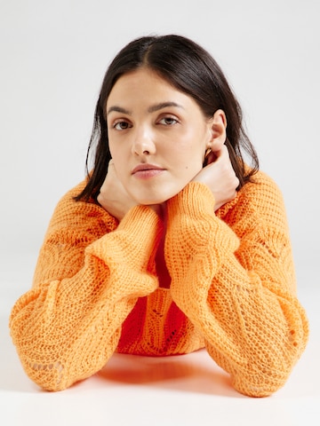 JDY Sweater 'BADUT' in Orange
