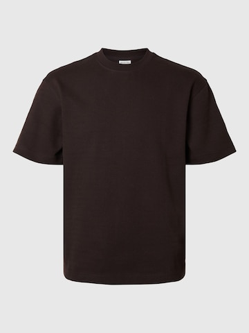 T-Shirt SELECTED HOMME en marron