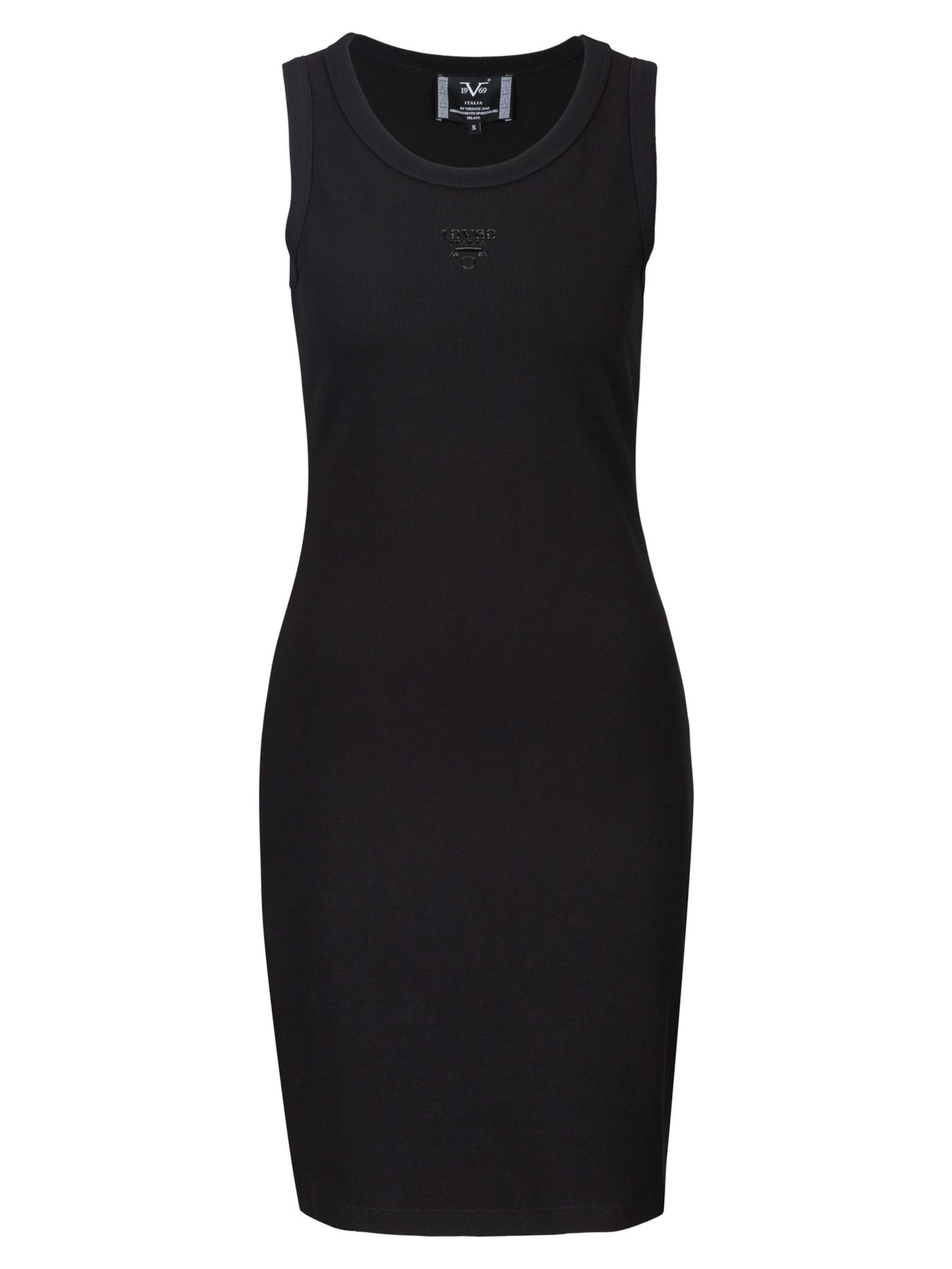 19V69 ITALIA Καλοκαιρινό φόρεμα 'Loredana' σε μαύρο: μπροστά