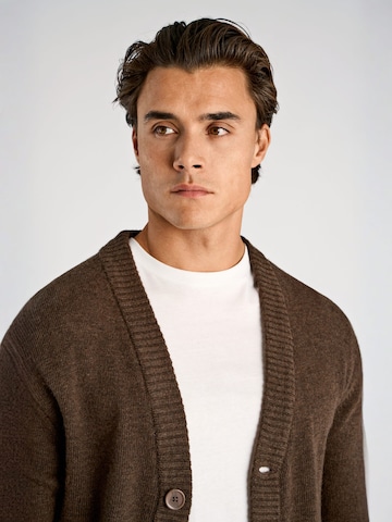 Lindbergh Gebreid vest in Bruin