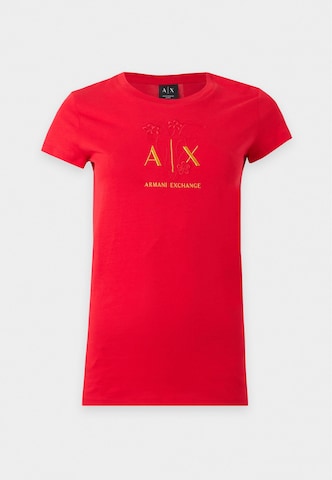 ARMANI EXCHANGE Póló - piros: elől