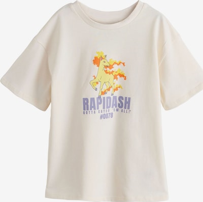 Next Shirt 'Pokemon' in 104 in Ecru / Yellow / Lilac / Mandarine, Item view