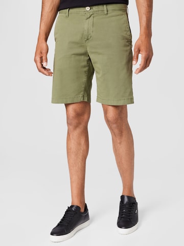 Slimfit Pantaloni 'Salo' di Marc O'Polo in verde: frontale