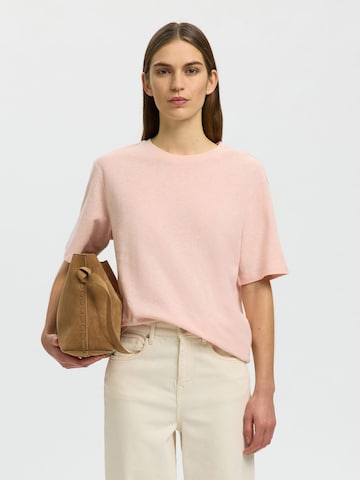 SELECTED Shirt in Pink: front