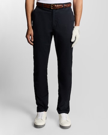 Lyle & Scott Regular Chino Pants in Blue: front