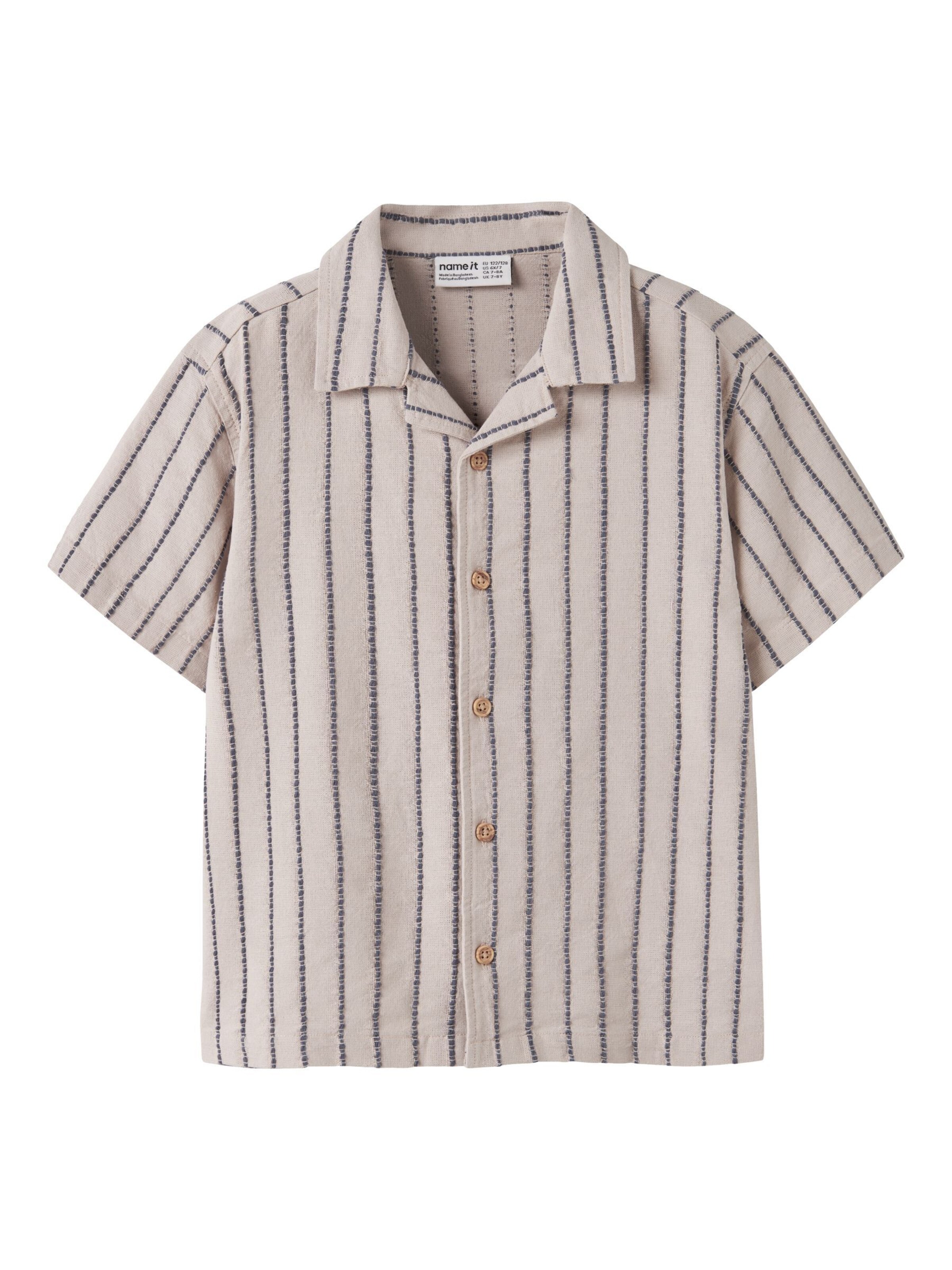 Coupe regular Chemise NAME IT en gris : devant