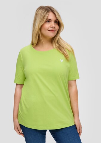 s.Oliver Shirt in Groen: voorkant