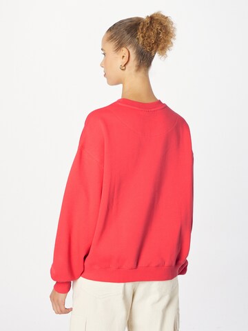 WEEKDAYSweater majica 'Essence Standard' - roza boja