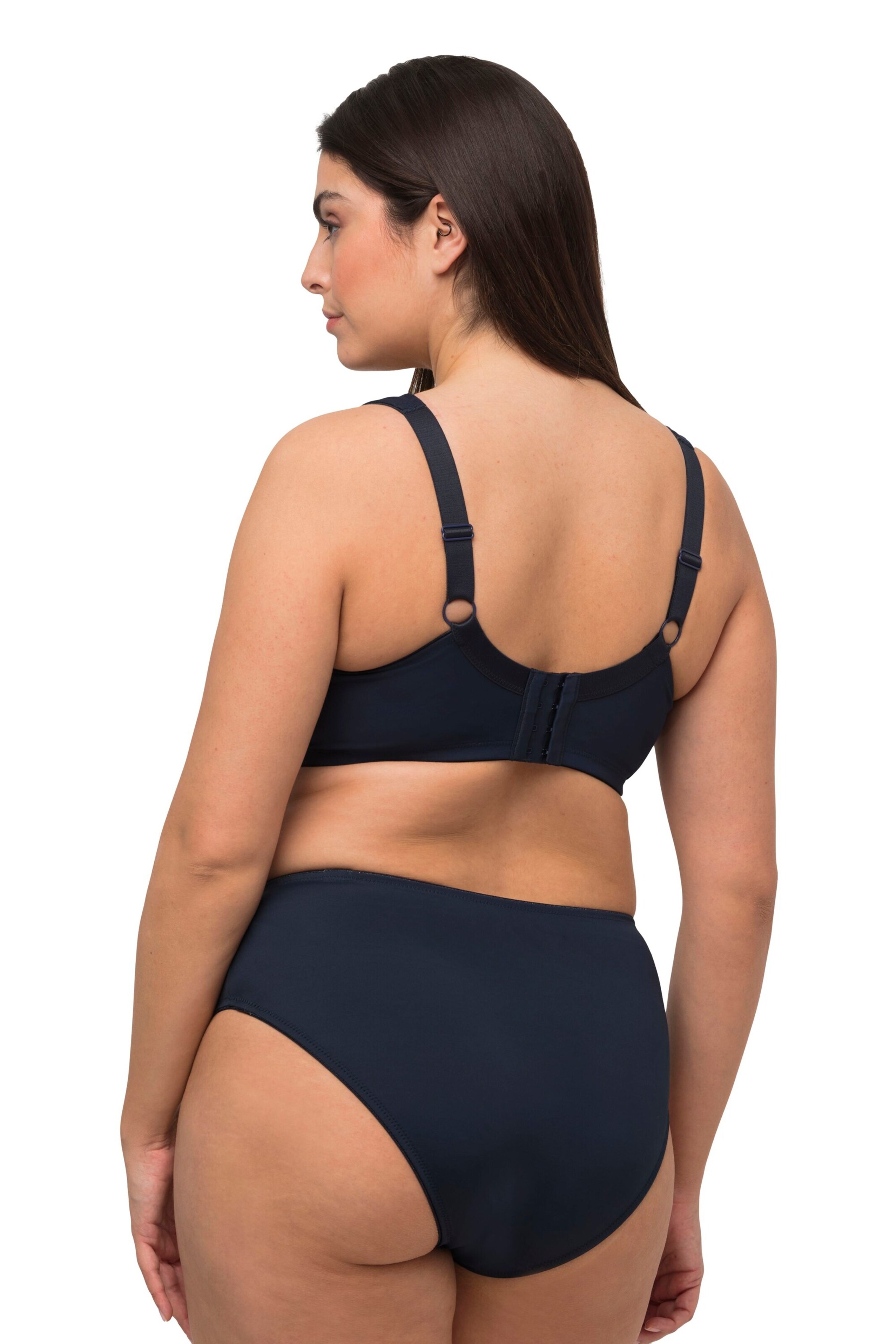 Ulla Popken T-shirt BH in Blauw