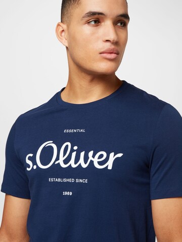 s.Oliver T-Shirt in Blau