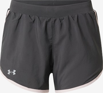 UNDER ARMOUR Sportovní kalhoty 'Fly By 2.0' – šedá: přední strana