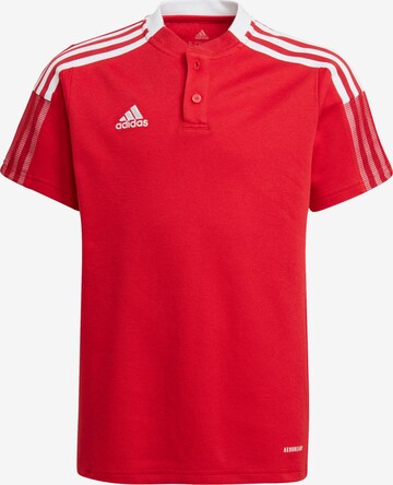 T-Shirt fonctionnel 'Tiro 21' ADIDAS PERFORMANCE en rouge : devant