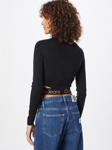 Calvin Klein Jeans Pullover 'Intrasia' in Schwarz