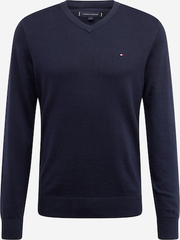 Pull-over TOMMY HILFIGER en bleu : devant