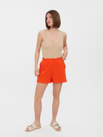 VERO MODA Regular Pants 'NATALI' in Orange