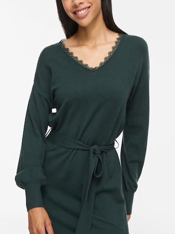 VILA - Vestido de punto 'VIRICKY' en verde