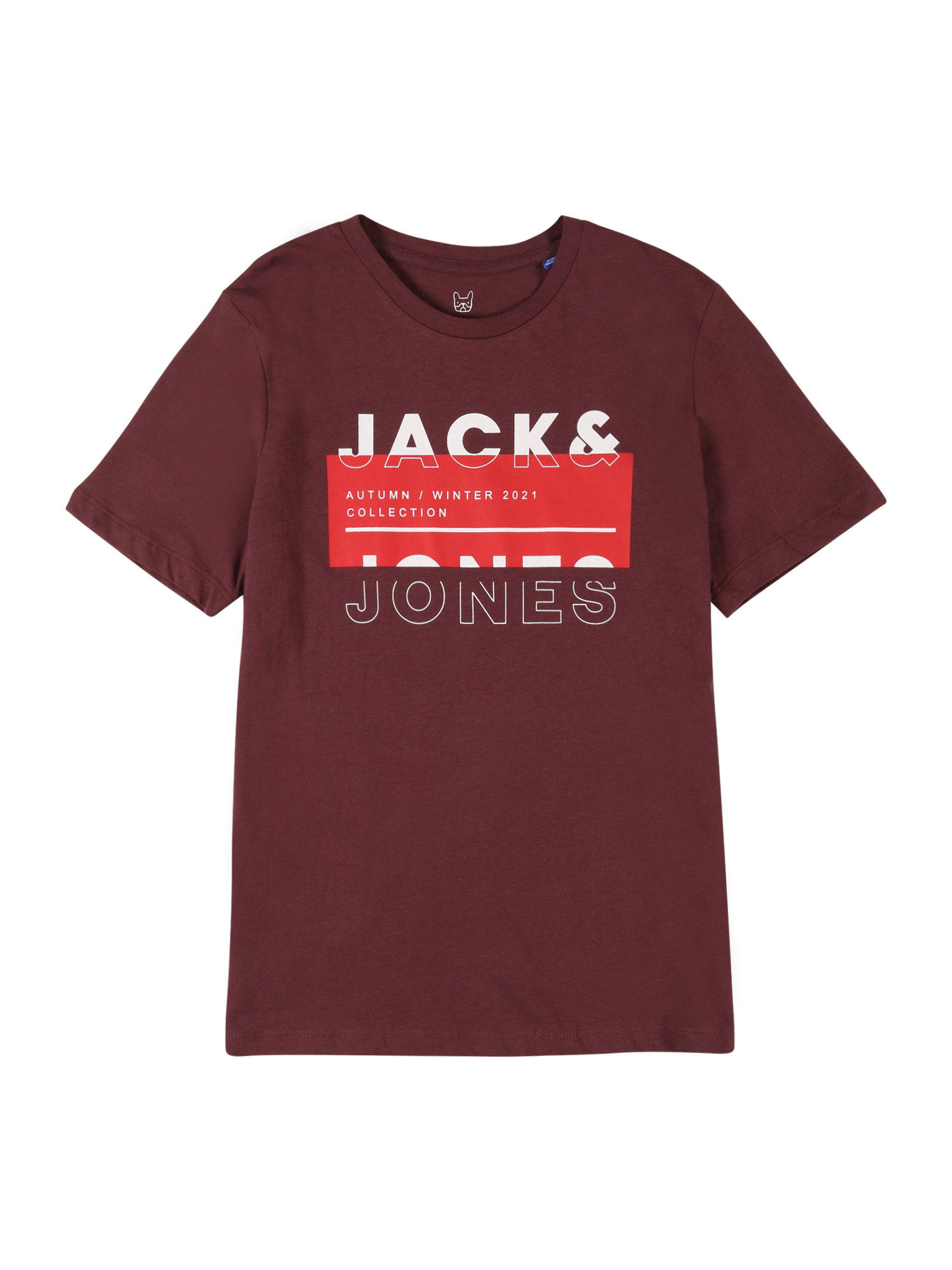 Jack & Jones Junior Koszulka BOOSTER w kolorze Ciemnoczerwony, Jasnoczerwonym 