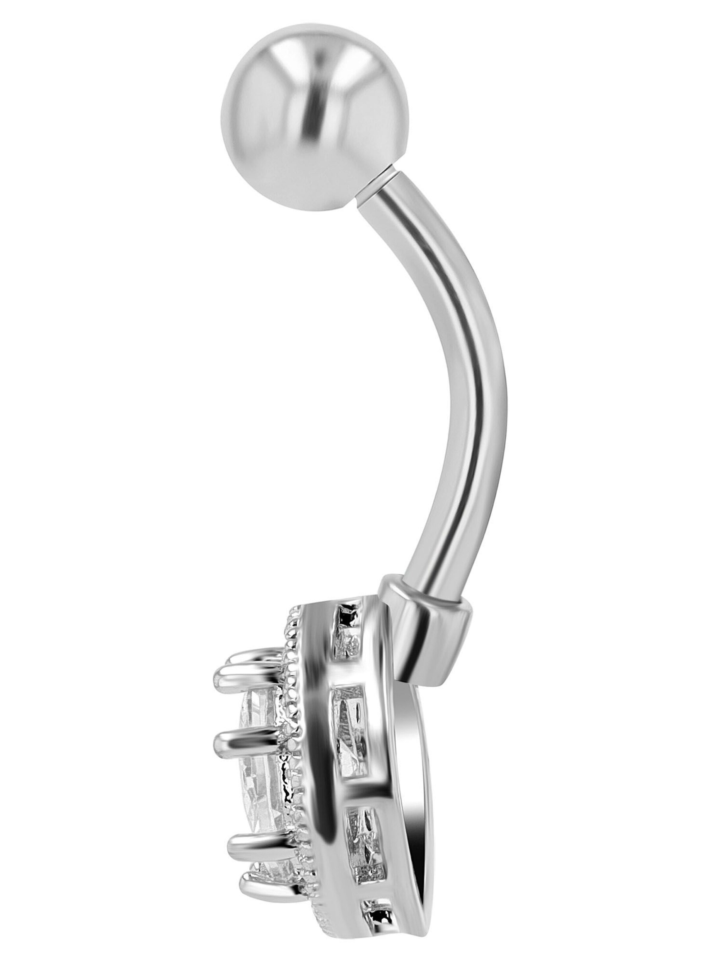 Akzent Piercings 'Harla, hautverträglich' in Silver