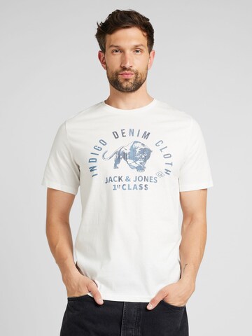 T-Shirt 'JPRBLUOLLIE' JACK & JONES en blanc : devant