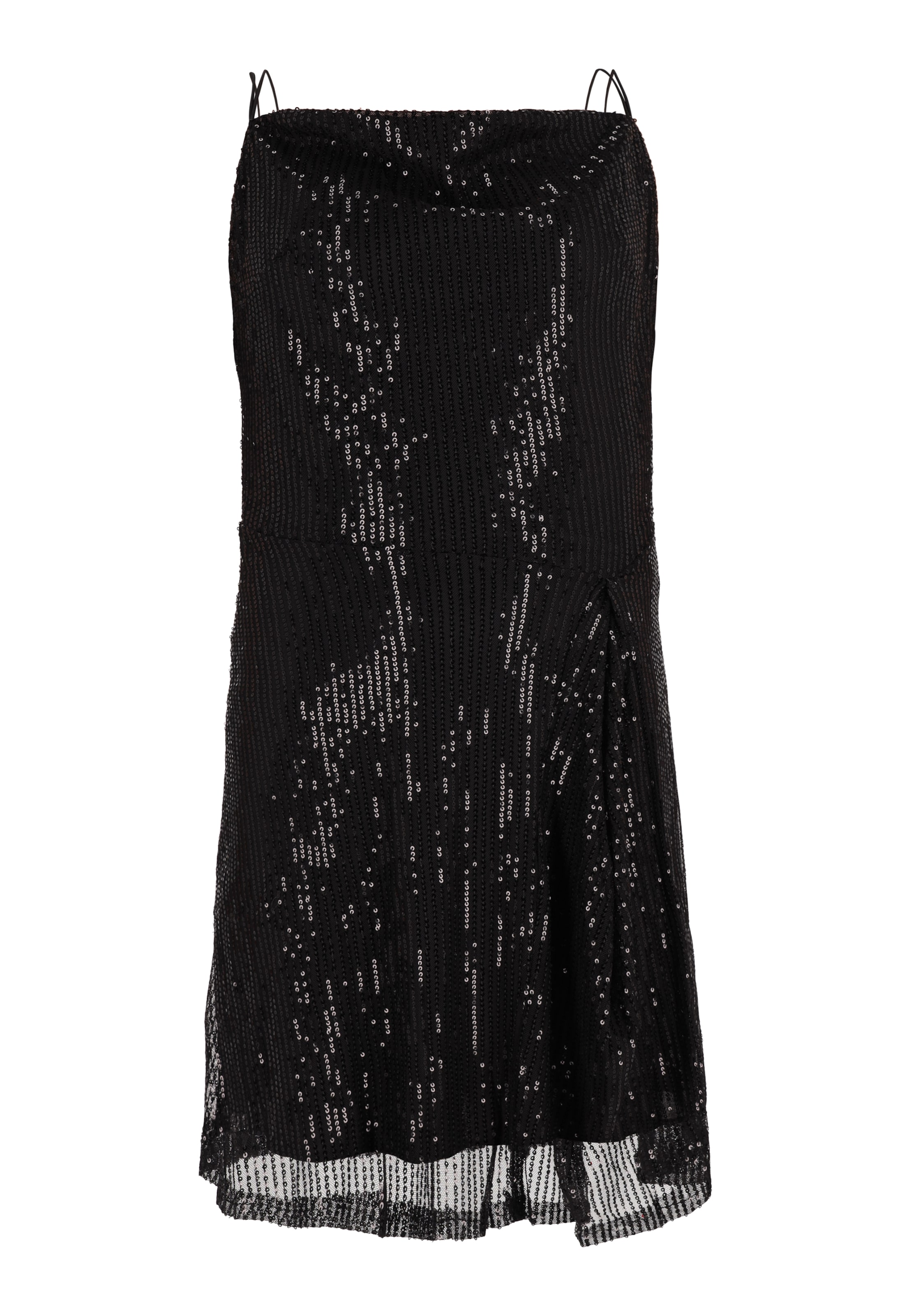 NAEMI Kokteilové šaty - Čierna: predná strana