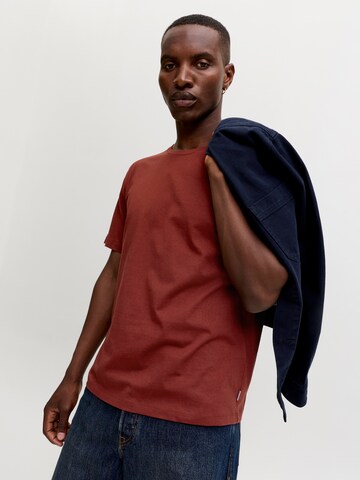 JACK & JONES Slim Fit T-Shirt in Rot