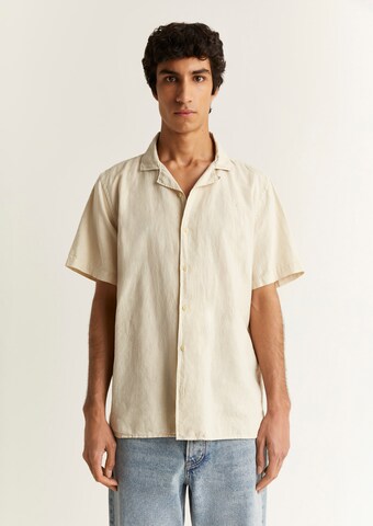 Coupe regular Chemise 'Hawaiian' Scalpers en beige