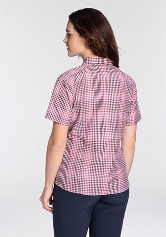 Maier Sports Athletic Button Up Shirt in Pink