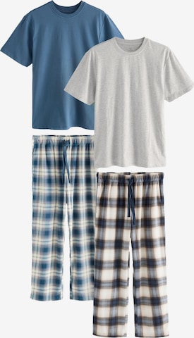 Next Pitkä pyjama 'Motionflex' värissä sininen: etupuoli