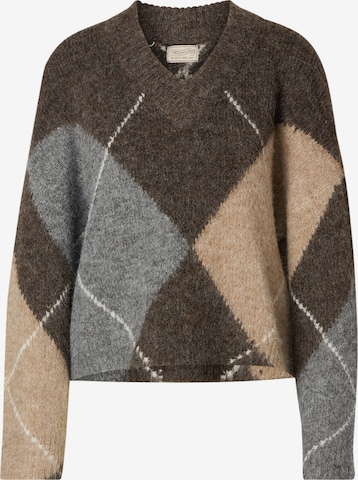 Pullover 'Floralin' di Herrlicher in marrone: frontale