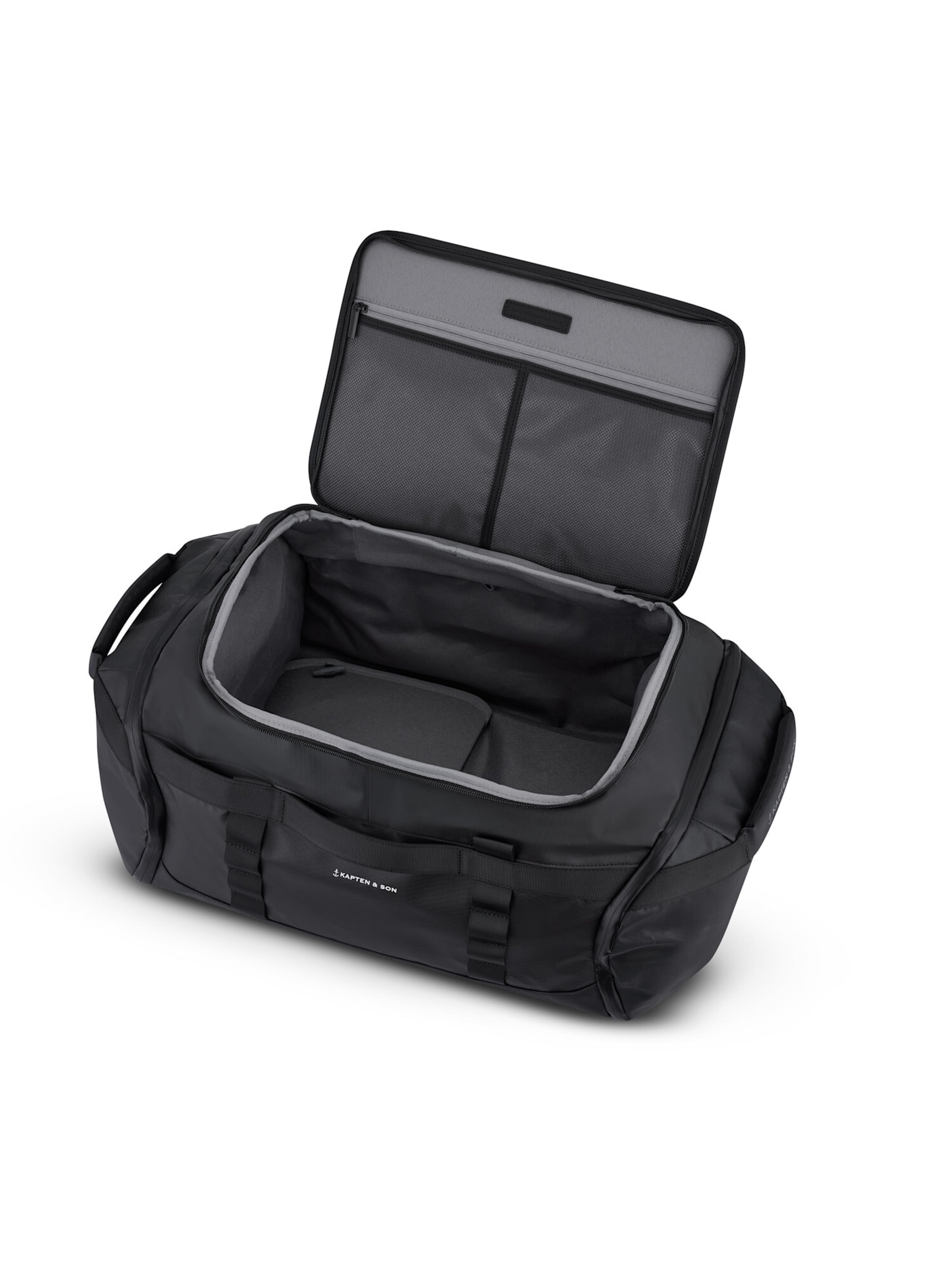 Sac de voyage 'Lisbon Duffle Backpack Medium' Kapten & Son en noir
