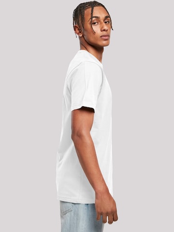 T-Shirt 'Macher' F4NT4STIC en blanc