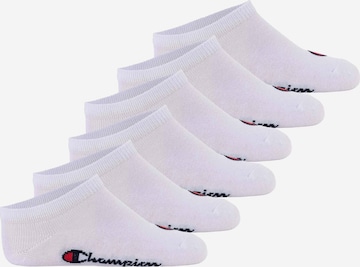 Champion Authentic Athletic Apparel Socks in White: front