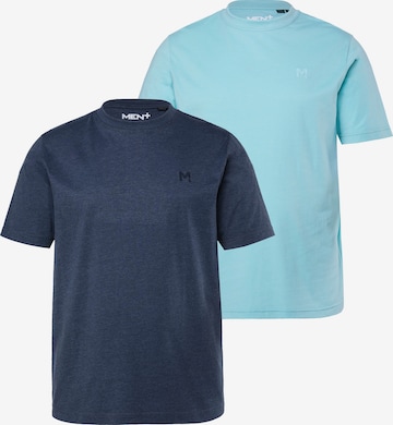 Men Plus Shirt in Blue: front
