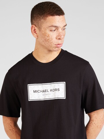 Michael Kors T-Shirt 'EMPIRE' in Schwarz