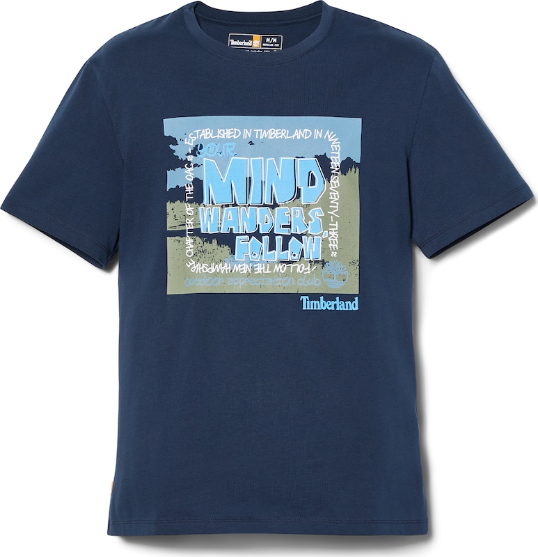 TIMBERLAND T-Shirt in Navy Himmelblau TIMBERLAND T-Shirt in Navy Himmelblau